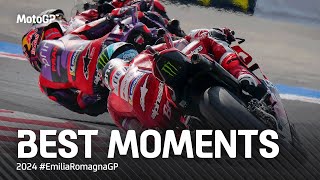 Best MotoGP™ Moments ⚔️  2024 EmiliaRomagnaGP [upl. by Einhoj]