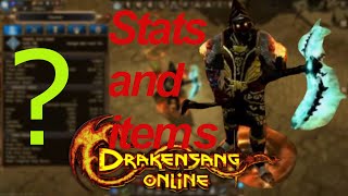 Drakensang Online  noob mage stats and items  test q1 bloodshed [upl. by Alie]