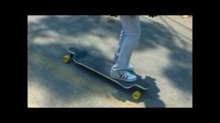 Cómo frenar en una longboard  skateboard [upl. by Dasie]