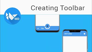 Kivy Tutorial 11  Creating Toolbars  KivyMD [upl. by Erma]