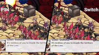 Disgaea 5 Complete  Switch vs PS4  Visual Comparison DirectFeed Footage [upl. by Goldfinch661]