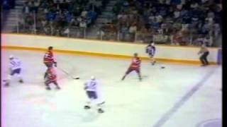 1981 NHL Playoffs  Edmonton Oilers  Montreal Canadiens game three 22 [upl. by Aloke]