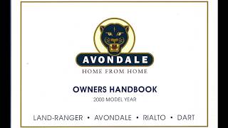 2000 Avondale Caravan Owners Handbook Instruction Manual [upl. by Lig982]