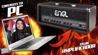 ¡CONVIERTE TU PC EN UN AMPLIFICADOR DE GUITARRA  Eddie Warboy [upl. by Ahsienak]