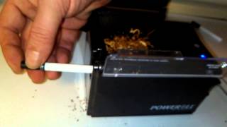 TopOMatic Poweroll electric cigarette machine [upl. by Icak]