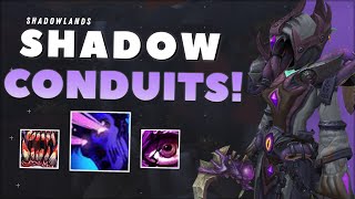 CONDUITS are HERE SHADOW PRIEST Conduits First Look Shadowlands BETA [upl. by Noillimaxam]