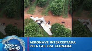 Criminosos usam avião clonado para traficar drogas para o Brasil  Jornal da Band [upl. by Nothgiel]