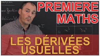 Les dérivées usuelles  Dérivation  Maths 1ère  Les Bons Profs [upl. by Teressa]