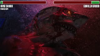 King Shark vs Gorilla Grodd WITH HEALTHBARS  HD  The Flash [upl. by Jeffers721]