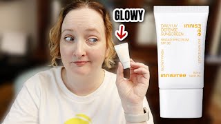 NEW INNISFREE Daily UV DEFENSE SPF36 Sephora Wear Test amp Review [upl. by Gemma717]