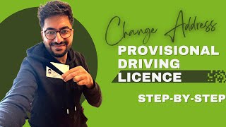 How to UPDATE Your Address in the UK PROVISIONAL Driving License Online 2023 [upl. by Abla11]