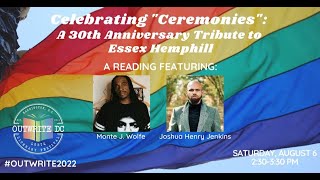 OutWrite 2022 Presents Celebrating “Ceremonies” A 30th Anniversary Tribute to Essex Hemphill [upl. by Crawley]