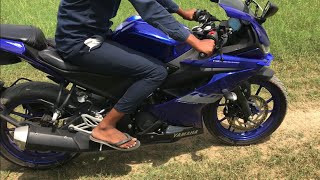 How To Ride Yamaha R15  Yamaha R15 चलाना सीखे सिर्फ 3 मिनट मे [upl. by Frohne269]