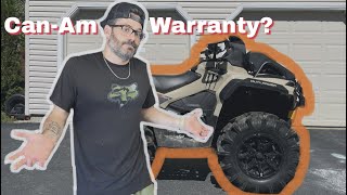 Is CanAms Warranty Any Good   2022 Outlander 850 XMR Gearbox Update [upl. by Yntrok229]