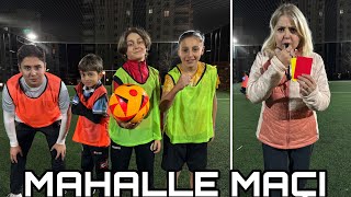 ANNEMLE MAHALLE MAÇI YAPTIK CHALLENGE  PİZZASINA [upl. by Zurek]