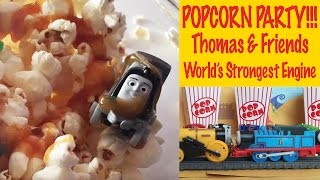 Popcorn Party  Thomas amp Friends Worlds Strongest Engine Trackmaster [upl. by Deste970]