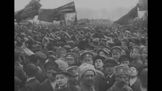 Russian revolution of 1917 Footage [upl. by Akyeluz]