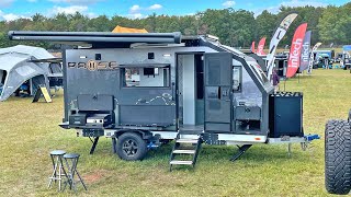 The BEST Offroad Camper Trailer at Overland Expo EAST 2023  PAUSE by Palomino [upl. by Azrim791]