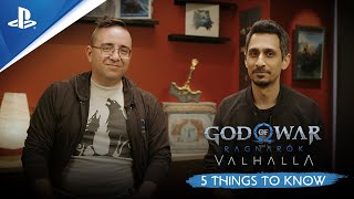 God of War Ragnarök Valhalla  5 Things to Know  PS5 amp PS4 Games [upl. by Elawalo]