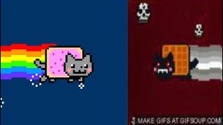 Nyan Cat vs Tac Nayn  The Ultimate Battle  Tac Nayn original [upl. by Bettina]