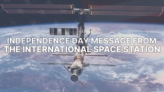 NASA Astronauts Send Fourth of July Wishes From the International Space Station [upl. by Misak]