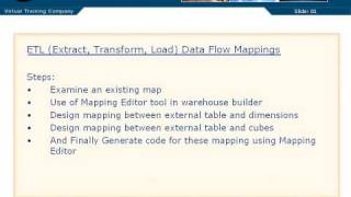 10 04 Designing ETL Data Flow Mappings [upl. by Elvira127]