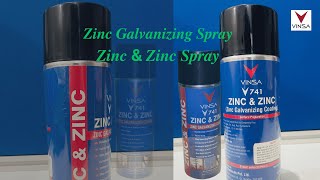 Zinc Galvanizing Spray Zinc amp Zinc Spray zinspray spray [upl. by Fabian]