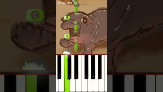 Moo Deng vs Zookeeper Jaquinos  EASY Piano Cover [upl. by Navak]