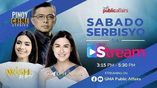 Kapuso Stream TADHANA WISH KO LANG PINOY CRIME STORIES  LIVESTREAM  January 20 2024 [upl. by Svoboda]