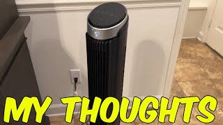 Review of the Dreo Smart Tower Fan  Voice Assistant Compatibile 5 Speeds Remote Control amp More [upl. by Veronica]