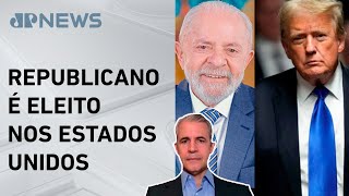 Comunidade internacional parabeniza Trump por vitória nas eleições dos EUA D’Avila comenta [upl. by Shandeigh]