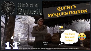 Medieval Dynasty Lets Play  Episode 11 Questy McQuesterton [upl. by Ahsirhcal]