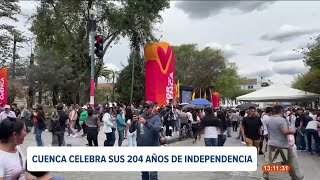 Cuenca celebra sus 204 años de independencia [upl. by Iarised940]