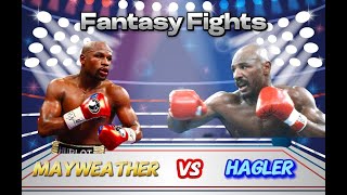 Fight Night Champion Fantasy Fights Mayweather vs Hagler [upl. by Bertilla]