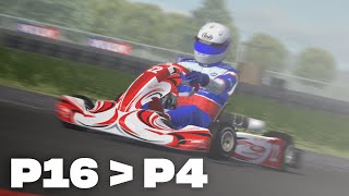 Kart Racing Pro  17 laps 12 overtakes at Rissington KVUK Season 5 O Plate [upl. by Vinita351]