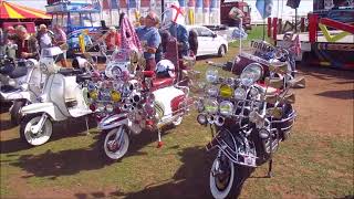 Torbay Mods Scooter Club at Paignton Regatta 2017 [upl. by Dolli]