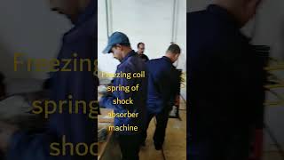 Shock absorber Freezing coil spring machine [upl. by Wilson]