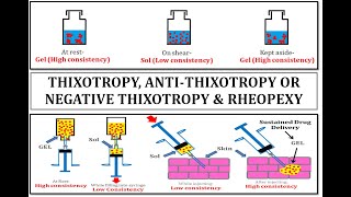 thixotropy antithixotropy rheopexy mechanism amp applications gpat niper oriented bulgespur [upl. by Teplitz319]