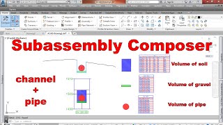 How To Create a custom Channel With Pipe Subassembly In Civil3D 2023 [upl. by Baynebridge]