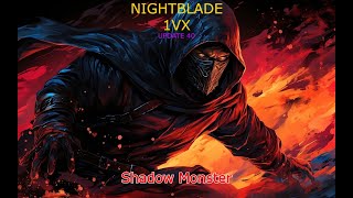 quotShadow Monsterquot  Nightblade PVP Build  ESO UPDATE 40 [upl. by Yeltihw]