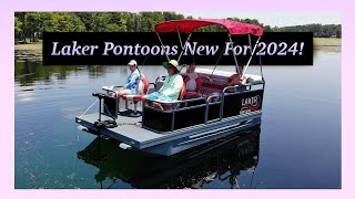 Sneak Peek of the 2024 Laker Mini Pontoon Boat [upl. by Elicul350]