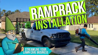 Ramp rack installation for your lawn care business [upl. by Ydnil]