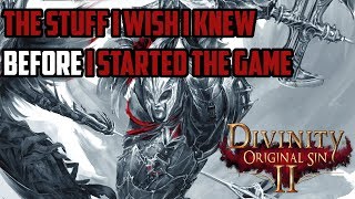 Divinity Original Sin 2 15 Tips and Tricks I Wish I Knew Before I Started Playing [upl. by Minda]