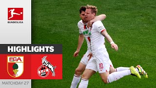 Köln Forces Draw in Augsburg  FC Augsburg  1 FC Köln 11  Highlights  MD 27 2324 [upl. by Narah]