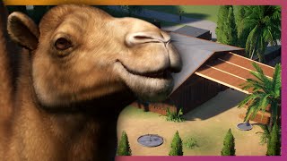 Bactrian Camel Habitat  Planet Zoo Franchise Mode 4k60fps [upl. by Nivlek]