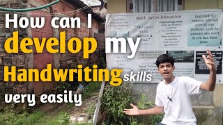 how to develop writing skills very easily  make your handwriting beautiful and better [upl. by Enelyt]