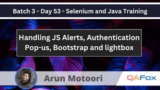 Handling Alerts Poups and Dialogs in Selenium Java Selenium Java Training 53 [upl. by Htrow]