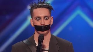 Americas Got Talent  Tape Face All Acts [upl. by Nannah]