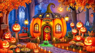 Cozy Autumn Halloween Night Ambience 🎃 Best Relaxing Halloween Music 2024 👻Autumn Halloween Ambience [upl. by Arde]