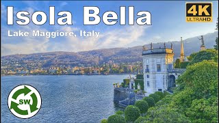 Lago Maggiore Italy Isola Bella Walking Tour  Stresa Italy  4K UHD [upl. by Bates]